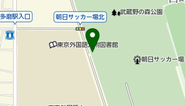 武蔵野の森公園第一駐車場の地図画像