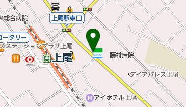 上尾東口駅前駐車場の地図画像