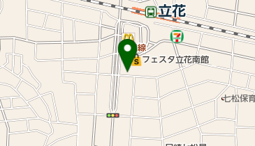 フェスタ立花南館駐車場の地図画像