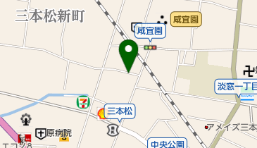 日田市営三本松駐車場の地図画像