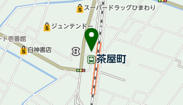 倉敷市茶屋町駅前広場自家用車整理場の地図画像