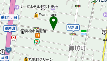 グリーンパーキング今新の地図画像