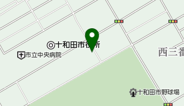 十和田市中央駐車場の地図画像