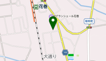 花巻駅南第1駐車場の地図画像
