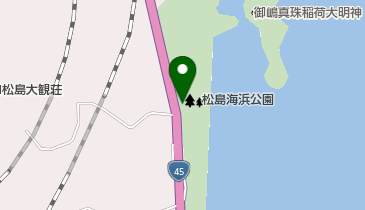 松島公園第5駐車場の地図画像