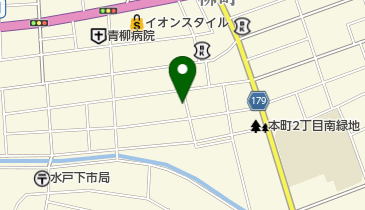 水戸市本町駐車場の地図画像