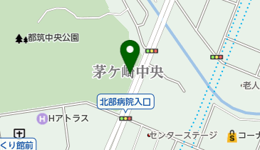 都筑中央公園駐車場の地図画像