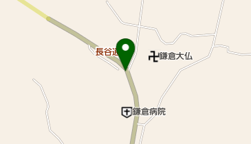 大仏前駐車場の地図画像