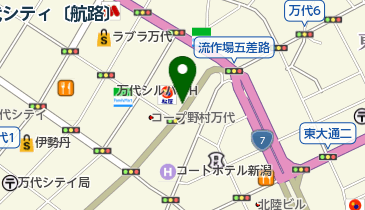 万代シテイ第一駐車場の地図画像