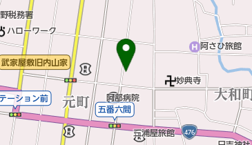 元町駐車場の地図画像