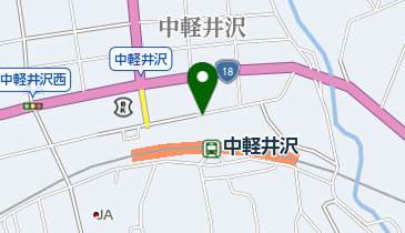 中軽井沢駅前駐車場の地図画像