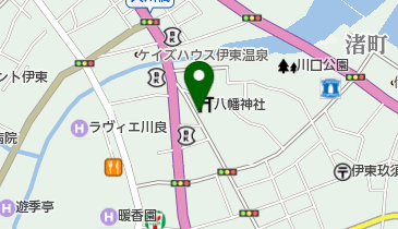 伊東市大川橋駐車場の地図画像