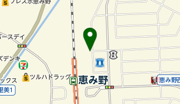 恵み野駅東口駐車場の地図画像