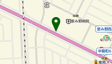 恵み野跨線橋高架下東駐車場の地図画像