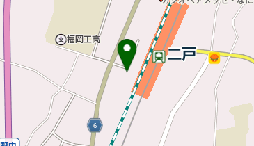 二戸駅西口駐車場の地図画像