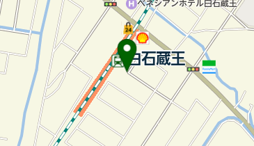 白石蔵王駅東口駐車場の地図画像