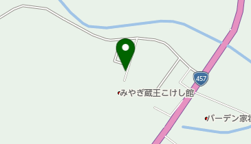 みやぎ蔵王こけし館駐車場の地図画像