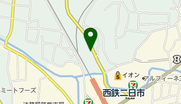 二日市東口駐車場の地図画像