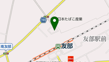 笠間市営友部駅北口広場駐車場の地図画像