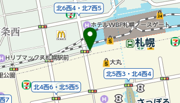 大丸地下駐車場の地図画像