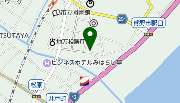 熊野市馬留駐車場の地図画像