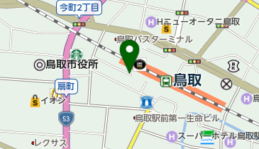 シャミネ鳥取店駐車場の地図画像