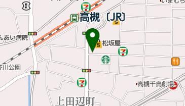 松坂屋高槻店地下駐車場の地図画像