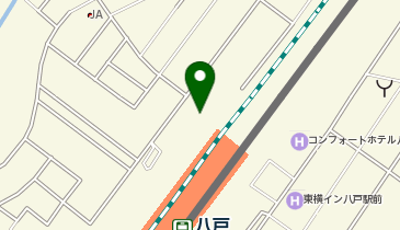 八戸駅西口広場駐車場の地図画像