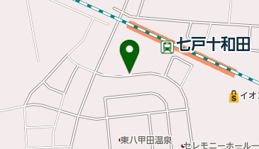 七戸十和田駅南口駐車場の地図画像