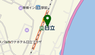 日立市日立駅海岸口駐車場の地図画像