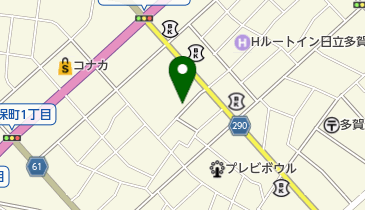 日立市多賀市民プラザ駐車場の地図画像