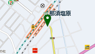 那須塩原市営那須塩原駅東口駐車場の地図画像