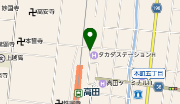 高田駅前立体駐輪駐車場の地図画像