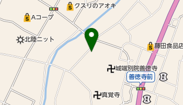 南砺市営西新田駐車場の地図画像