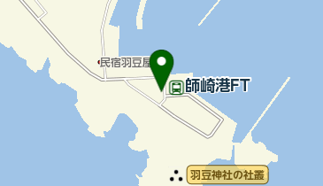 師崎港平面駐車場の地図画像