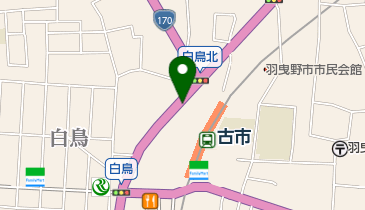 古市駅西駐車場の地図画像