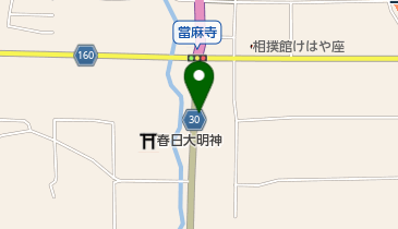 葛城市営當麻観光駐車場の地図画像