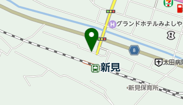 新見駅前西第1駐車場の地図画像