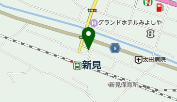 新見駅前広場駐車場の地図画像