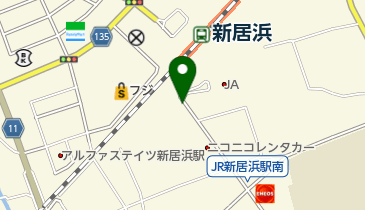 新居浜駅南駐車場の地図画像