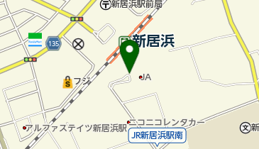 新居浜駅南口広場駐車場の地図画像