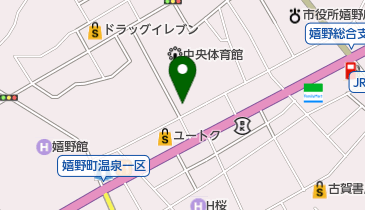 嬉野中央体育館駐車場の地図画像