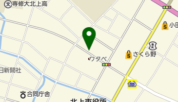 北上市営本通り駐車場(西館)の地図画像