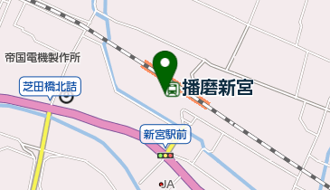 播磨新宮駅南駐車場の地図画像