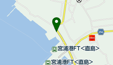 直島町立宮浦港駐車場の地図画像