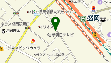 マリオス立体駐車場の地図画像