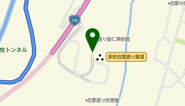 白川村営せせらぎ公園駐車場の地図画像