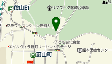 熊本市営熊本城宮内駐車場の地図画像