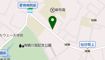 MTG元麻布2丁目駐車場の地図画像