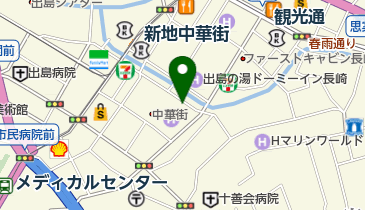 JALシティ長崎パーキングの地図画像